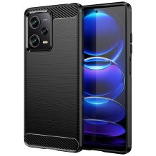 Funda para móvil Xiaomi Redmi Note 12 Pro 5G / Poco X5 Pro Carcasa Silicona Fibra de Carbono Elástica Antigolpes