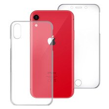 Funda 360 Grados para Iphone XR Carcasa Doble Cara Completa Transparente Delantera y Trasera