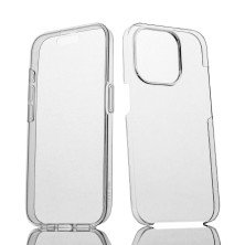 Funda 360 Grados para IPhone 15 Pro Carcasa Doble Cara Completa Transparente Delantera y Trasera