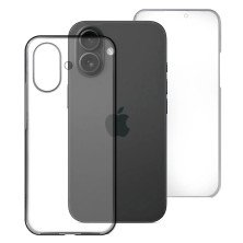 Funda 360 Grados para IPhone 16 Carcasa Doble Cara Completa Transparente Delantera y Trasera