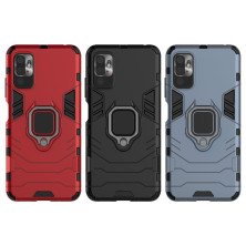 Funda para Xiaomi Redmi Note 10 5G/Poco M3 Pro 5G Carcasa Magnética con Anillo Imán Antigolpes Resistente Rígida Dura