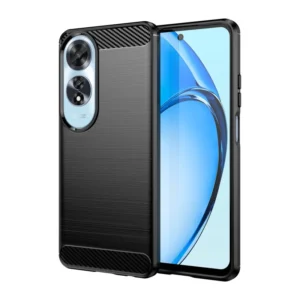 Funda para Oppo A60 Carcasa Silicona Fibra de Carbono Elástica Antigolpes