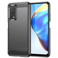 Funda para Xiaomi Mi 10T / Mi 10T Pro Carcasa Silicona Fibra de Carbono Elástica Antigolpes