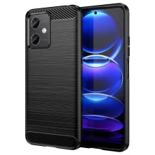 Funda para Xiaomi Redmi Note 12 5G / Poco X5 Carcasa Silicona Fibra de Carbono Elástica Antigolpes
