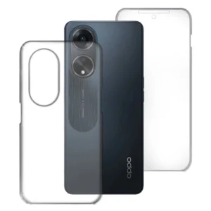 Funda 360 Grados para Oppo A98 5G Carcasa Doble Cara Completa Transparente Delantera y Trasera