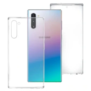 Funda 360 Grados para Samsung Galaxy Note 10 Carcasa Doble Cara Completa Transparente Delantera y Trasera